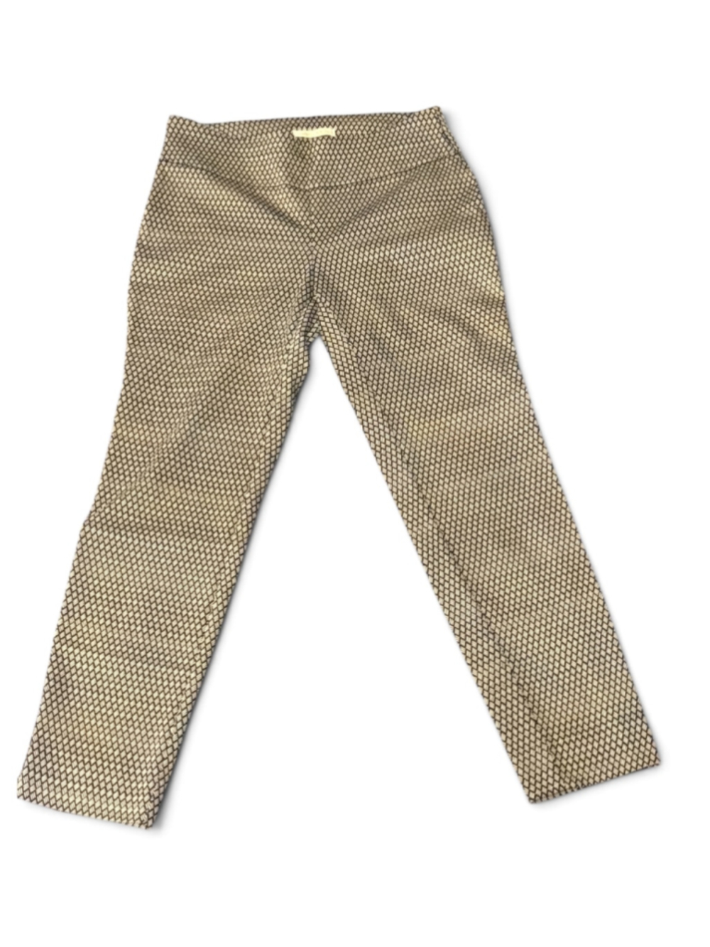 cooper & ella Geometric Print Pants Size 6 Beige Black